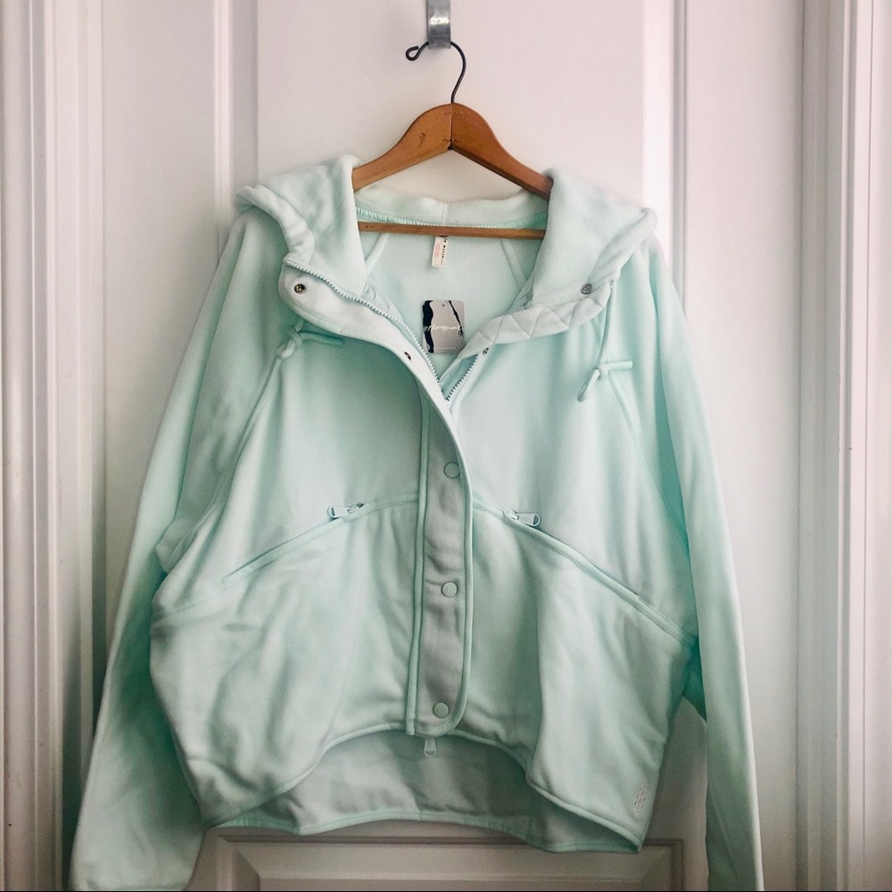 Free People Fleece Hoodie NWT Size M